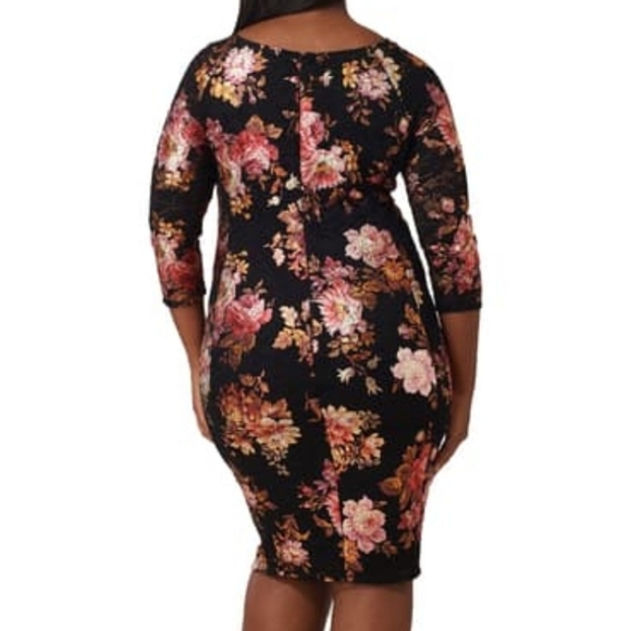 MAREE POR TOI FLORAL LACE DRESS - Picture 2 of 9